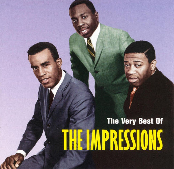 The Very Best of the Impressions [Rhino] — The Impressions front cover