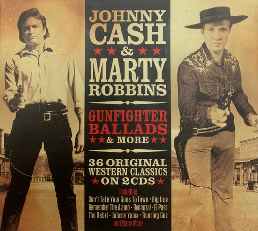 Gunfighter Ballads & More — Johnny Cash/Marty Robbins front cover