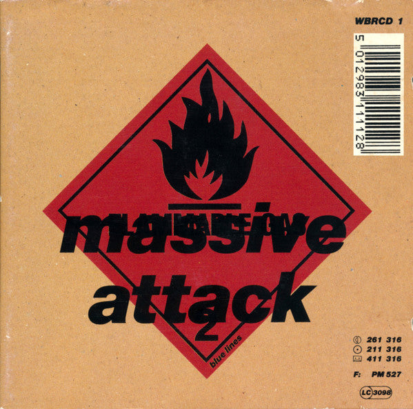 Blue Lines — Massive Attack front cover