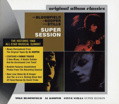 Super Session — Al Kooper/Michael Bloomfield/Stephen Stills front cover
