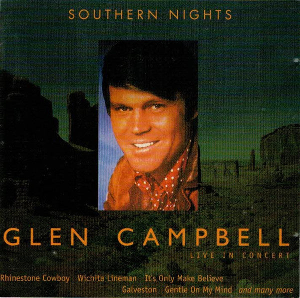 Southern Nights (Live In Concert) — Glen Campbell front cover