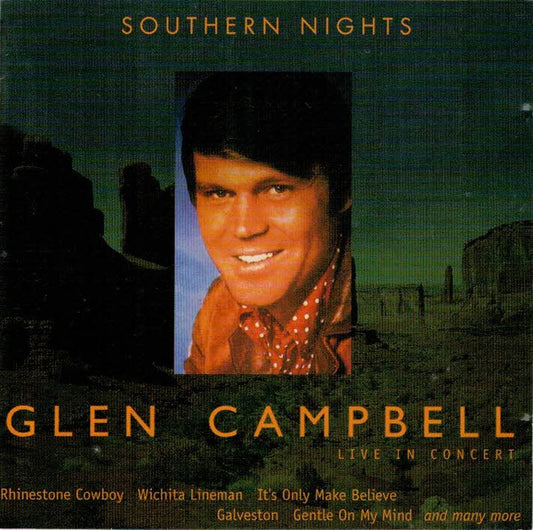 Southern Nights (Live In Concert) â€” Glen Campbell front cover