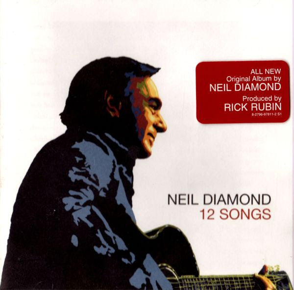 12 Songs — Neil Diamond front cover