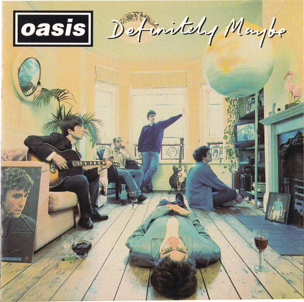 Definitely Maybe — Oasis front cover