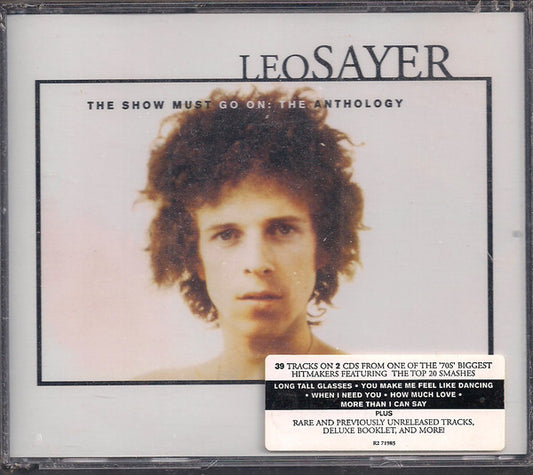 The Show Must Go On: The Anthology — Leo Sayer front cover