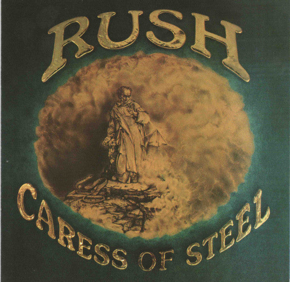 Caress of Steel — Rush front cover