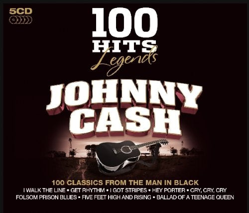 Johnny Cash 100 Hits — Johnny Cash front cover