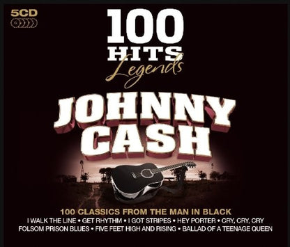 Johnny Cash 100 Hits — Johnny Cash front cover