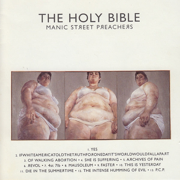 The Holy Bible — Manic Street Preachers front cover