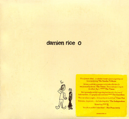 O — Damien Rice front cover