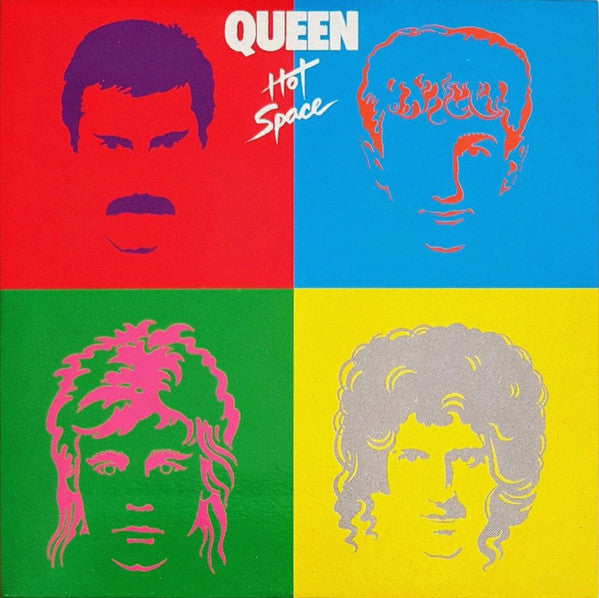 Hot Space — Queen front cover
