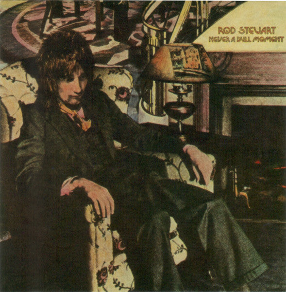 Never a Dull Moment — Rod Stewart front cover