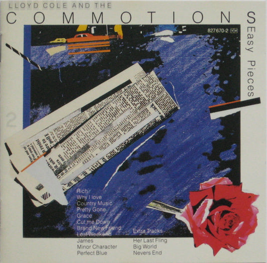 Easy Pieces — Lloyd Cole and the Commotions front cover