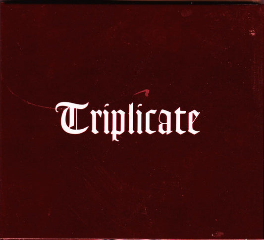 Triplicate — Bob Dylan front cover