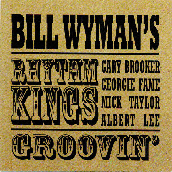 Groovin' — Bill Wyman front cover