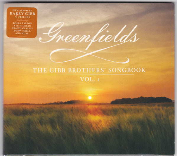 Greenfields: The Gibb Brothers' Songbook, Vol. 1 — Barry Gibb front cover