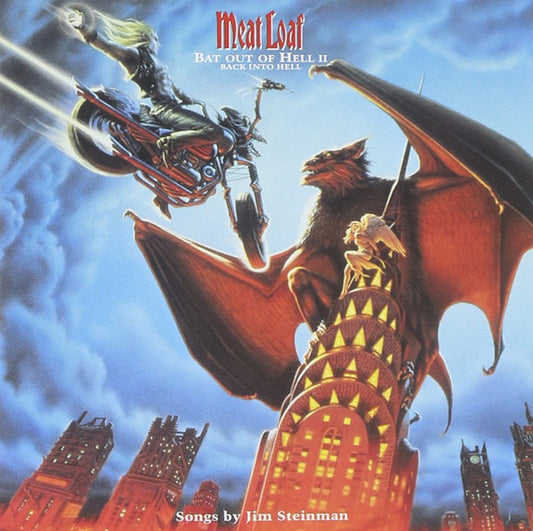 Bat Out of Hell II: Back into Hell — Meat Loaf front cover
