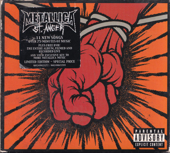 St. Anger — Metallica front cover