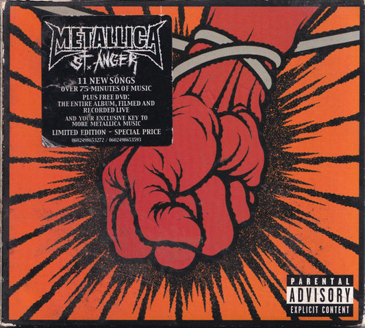 St. Anger — Metallica front cover