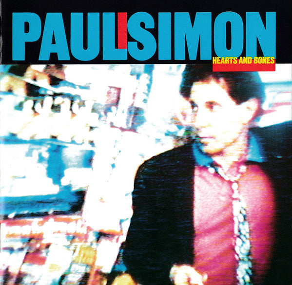 Hearts and Bones — Paul Simon front cover