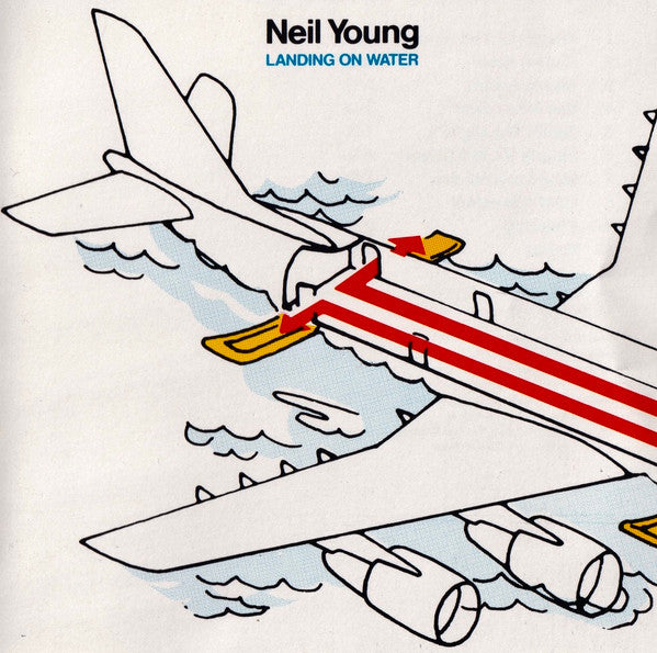 Landing on Water — Neil Young front cover