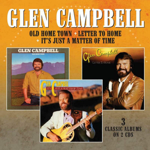 Old Home Town / Letter To Home / It's Just A Matter Of Time — Glen Campbell front cover