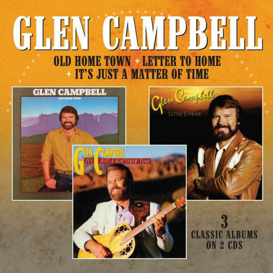 Old Home Town / Letter To Home / It's Just A Matter Of Time â€” Glen Campbell front cover