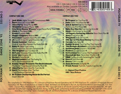 Various Artists - Dance Zone '95 track list