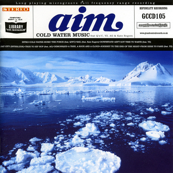 Cold Water Music — Aim front cover