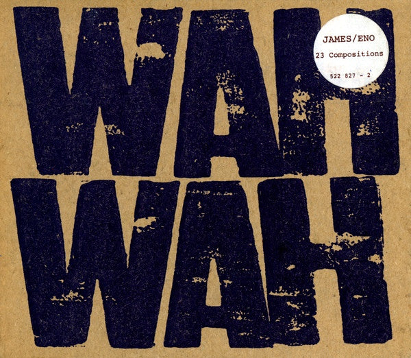 Wah Wah — James front cover