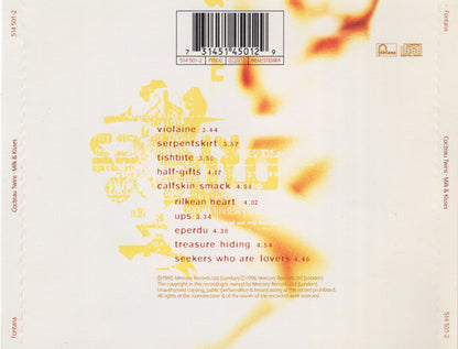 Cocteau Twins - Milk & Kisses back cover