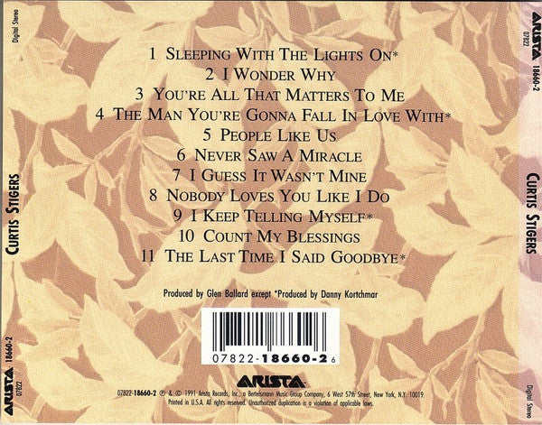curtis stigers cd back cover