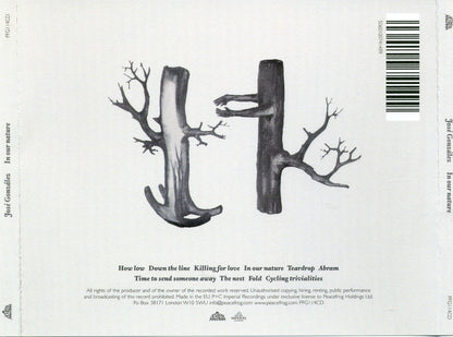 In Our Nature — José González back cover