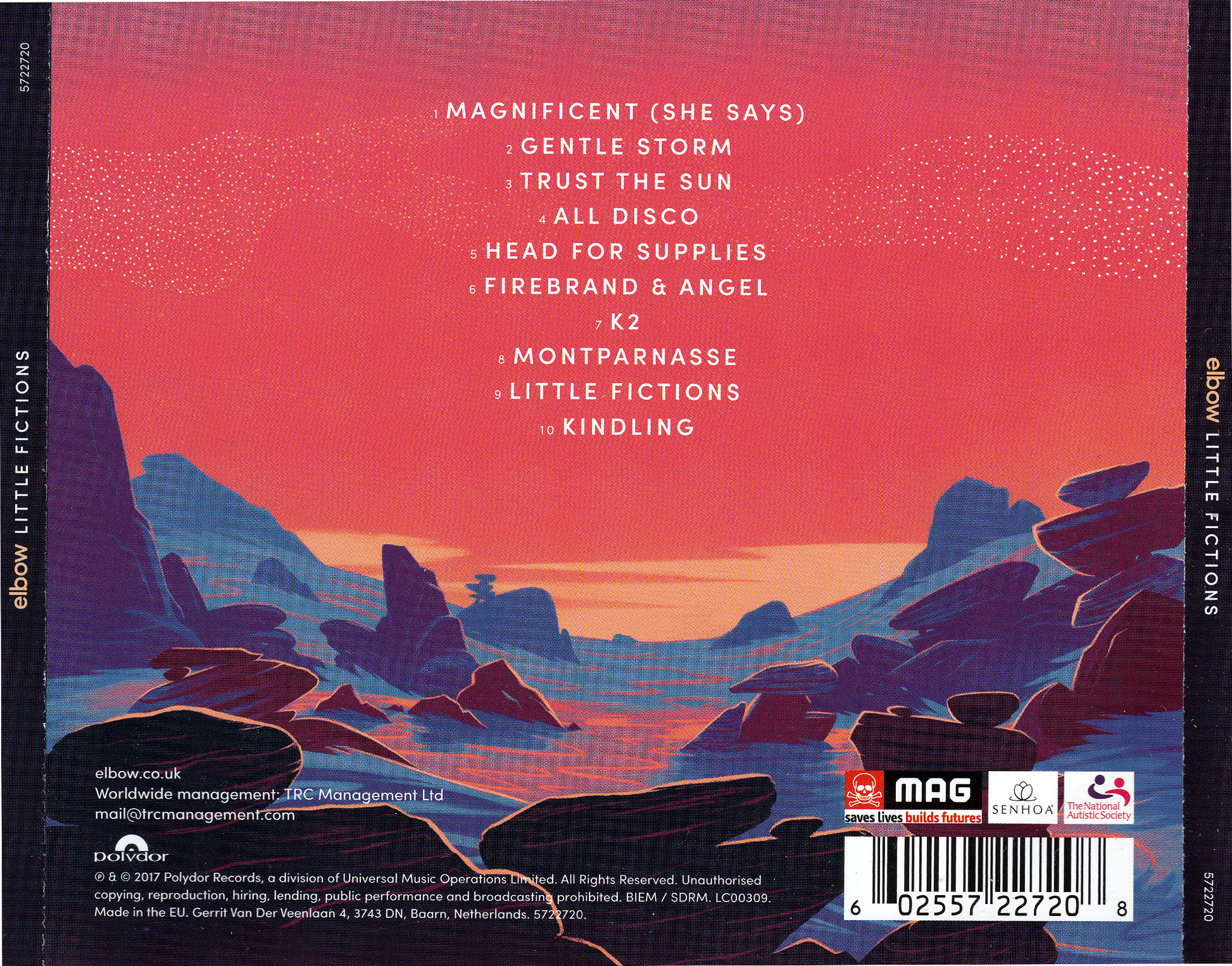Little Fictions — Elbow back cover