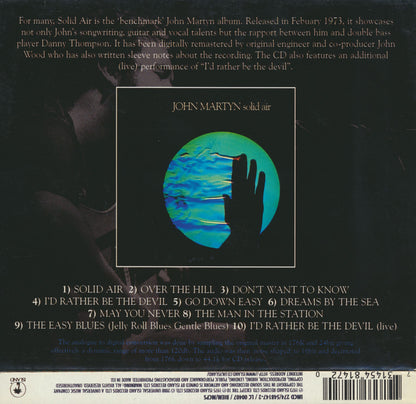 Solid Air — John Martyn back cover