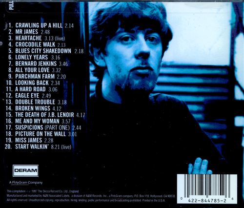 A Hard Road — John Mayall & The Bluesbreakers back cover