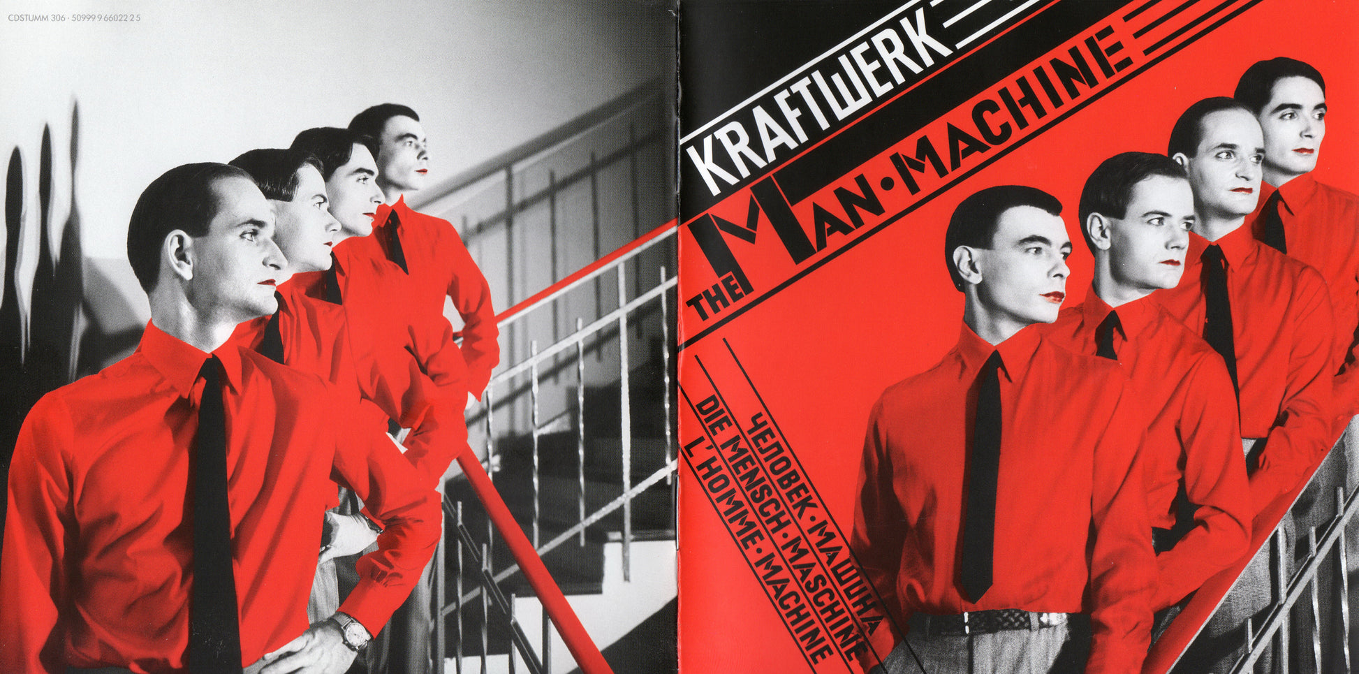 The Man-Machine — Kraftwerk back cover