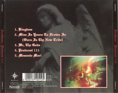 Pentecost III — Anathema back cover