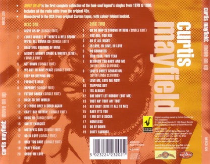 Move on Up: The Singles Anthology — Curtis Mayfield back cover