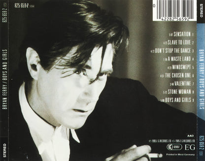 Boys and Girls — Bryan Ferry back cover