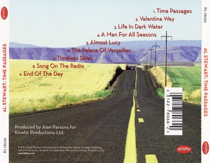 Time Passages — Al Stewart back cover
