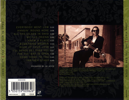The Tiki Bar Is Open — John Hiatt back cover