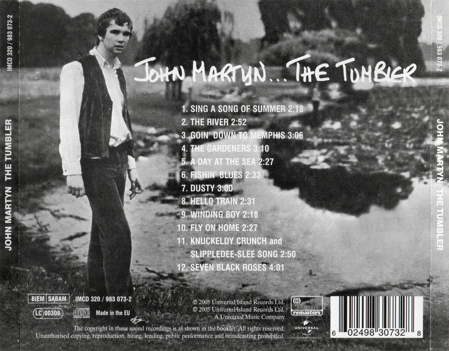 The Tumbler — John Martyn back cover