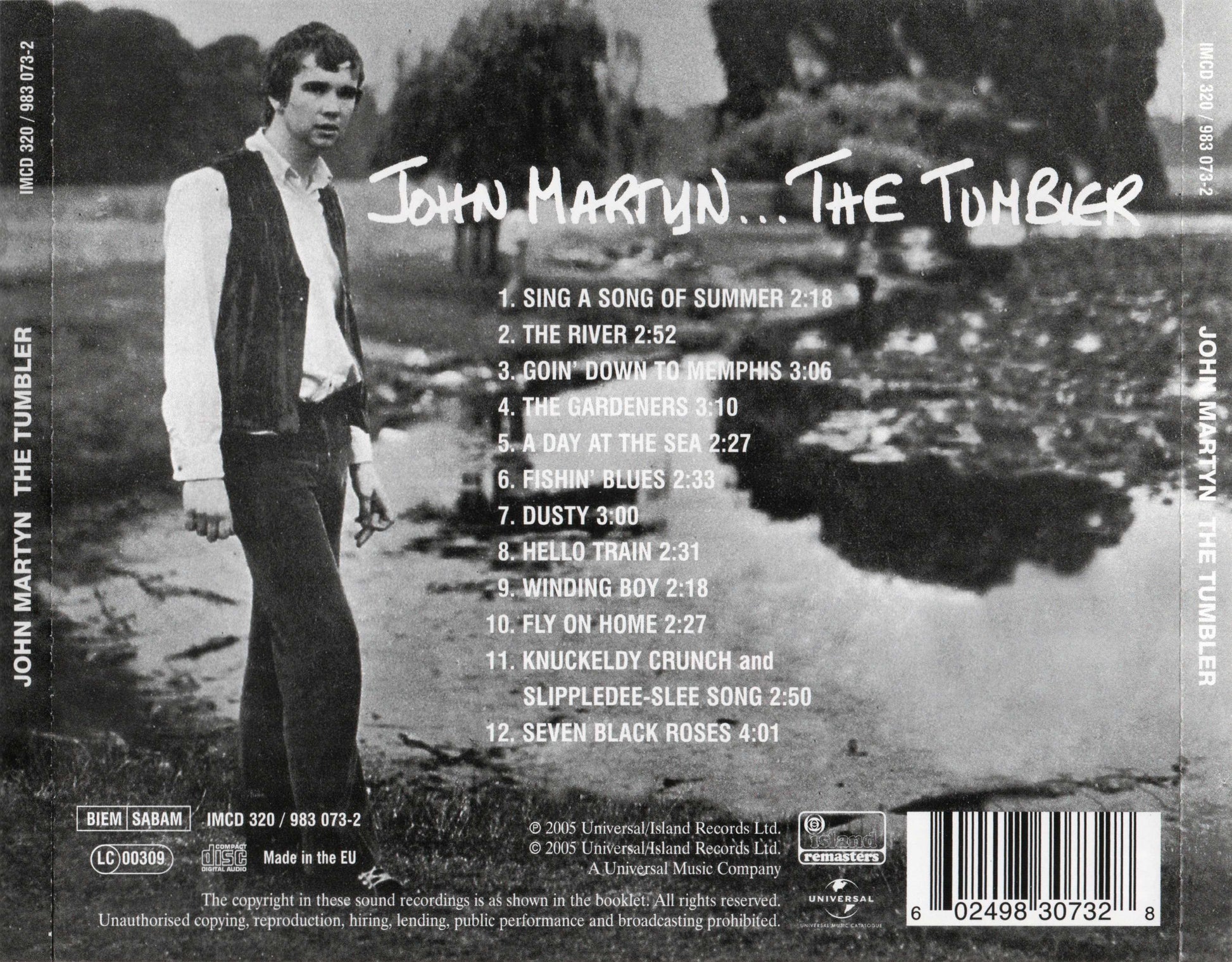The Tumbler — John Martyn back cover