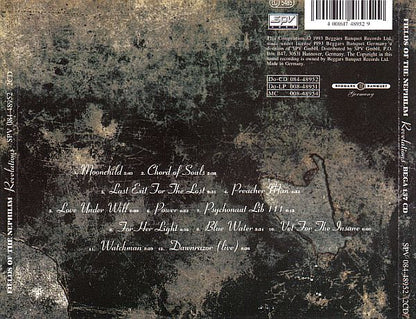 Revelations Disc 1 — Fields of the Nephilim back cover