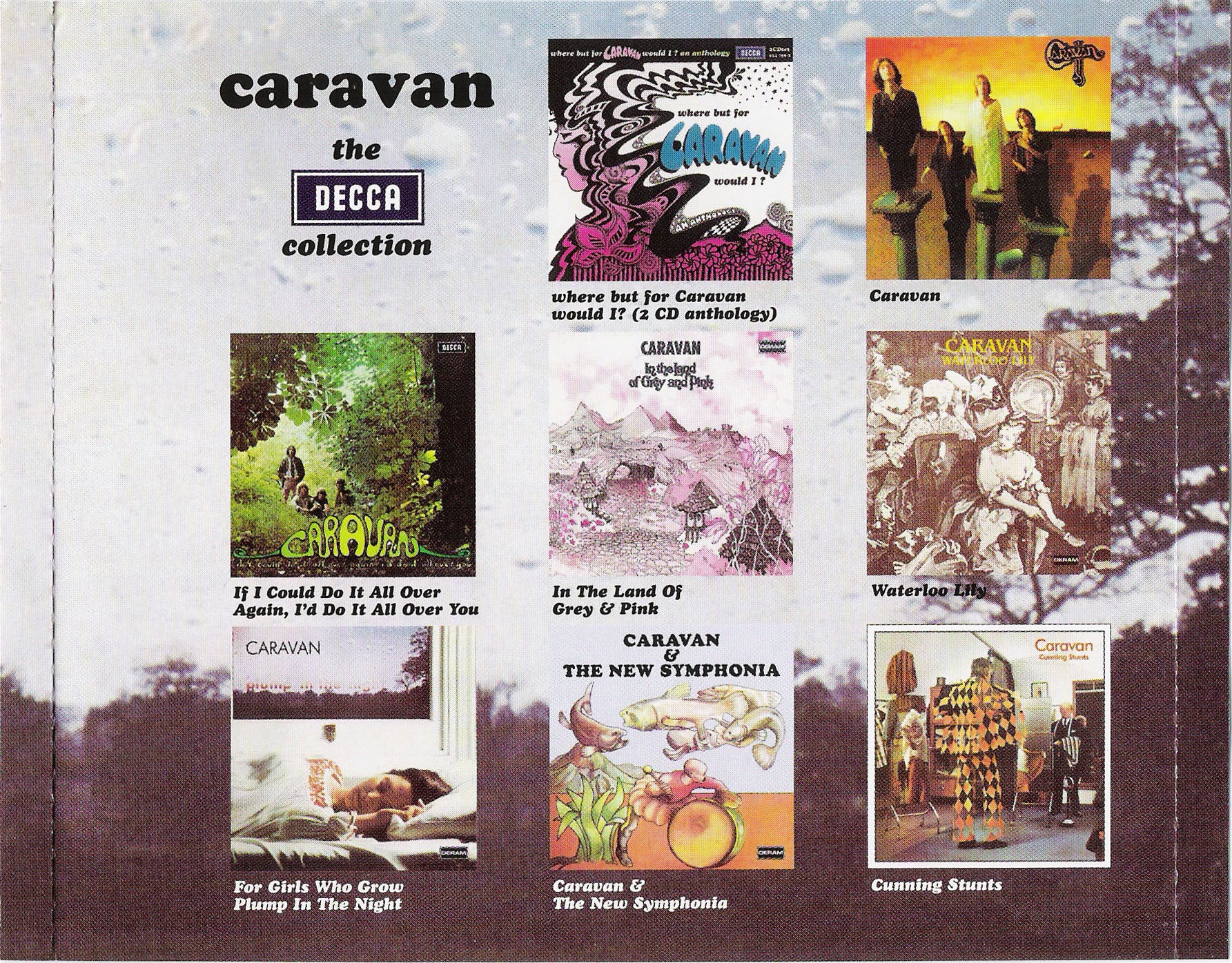 For Girls Who Grow Plump In The Night — Caravan back cover