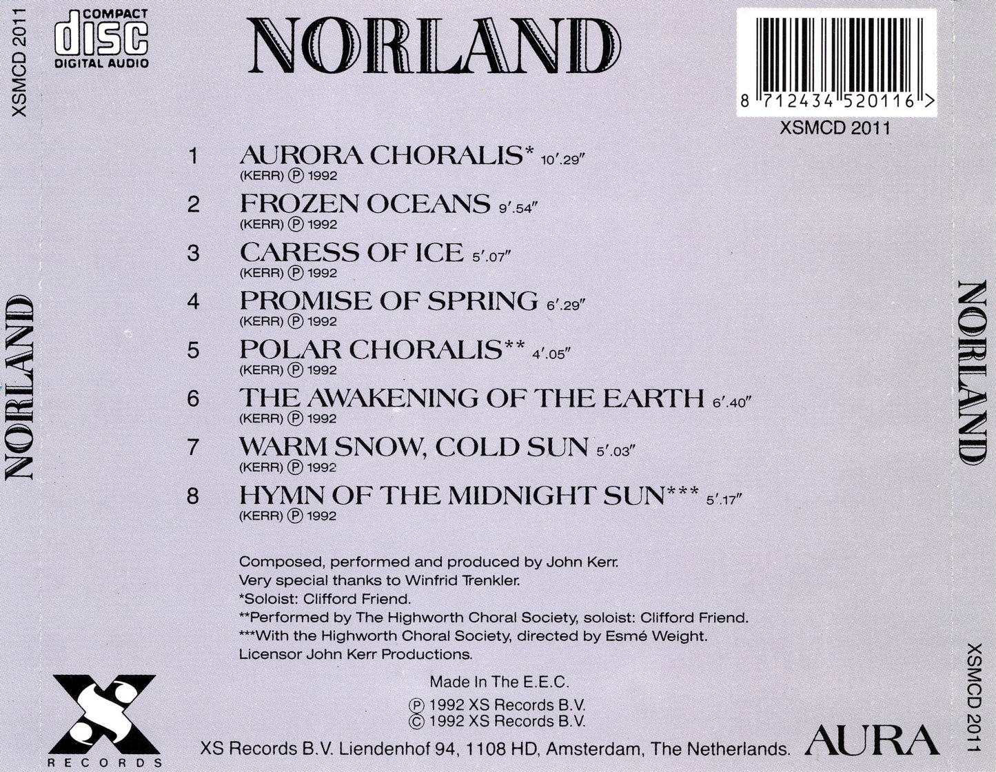 Norland — John Kerr back cover