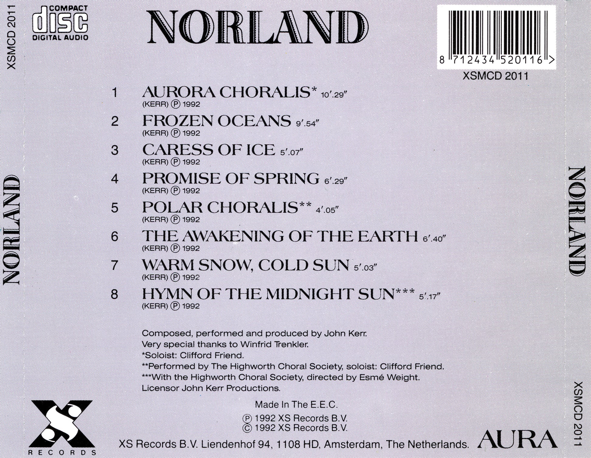 Norland — John Kerr back cover