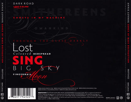 Songs Of Mass Destruction — Annie Lennox back cover