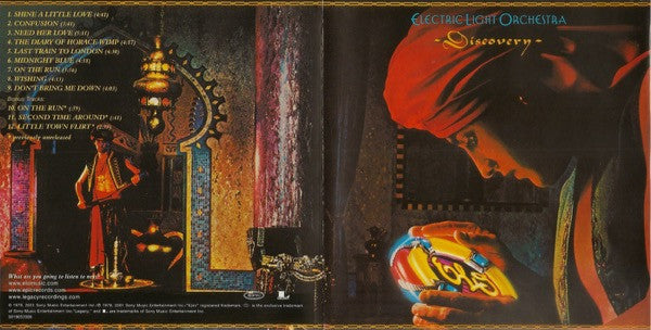 Discovery — Electric Light Orchestra back cover